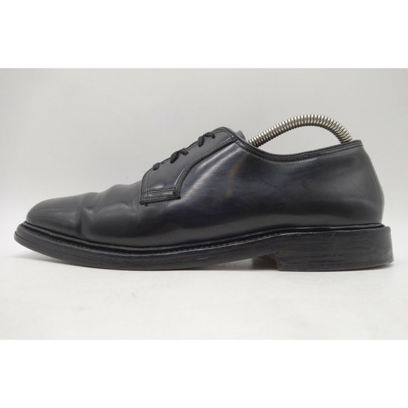 Bootmaster Corfam Black Leather V Cleat Vintage Oxfords Shoes Men\'s 7.5 D main image 10